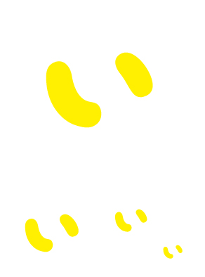 ひらがな色付き文字pdf「ぃ」黄色