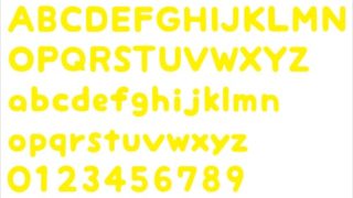 無料 アルファベット文字型紙pdf一覧 丸ゴシック 切り抜き文字でうちわを手作りしよう